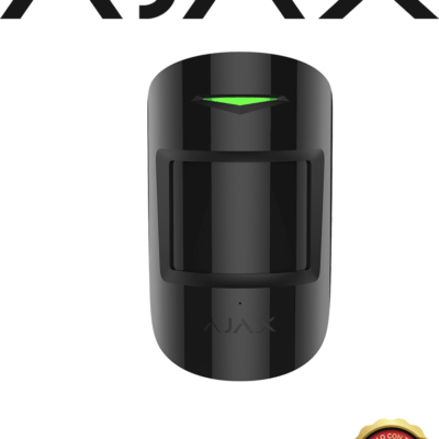 AJAX CombiProtectB – Detector inalámbrico combinado de rotura de cristal y movimiento. Color Negro (28266.06.BL3)