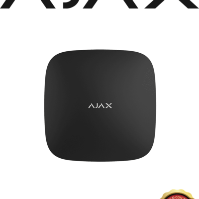 AJAX Hub2PlusB – Panel de alarma conexión Ethernet / WiFi / LTE color Negro / APP “AJAX PRO” iOS y Android / hasta 200 dispositivos / Hasta 100 cámaras / Hasta 200 Usuarios / 2 SIM / Hasta 14h de duración de la batería (28280.40.BL3)