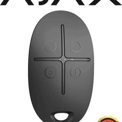 AJAX SpaceControl B – Llavero inalámbrico 4 botones. Color Negro (28312.04.BL3)