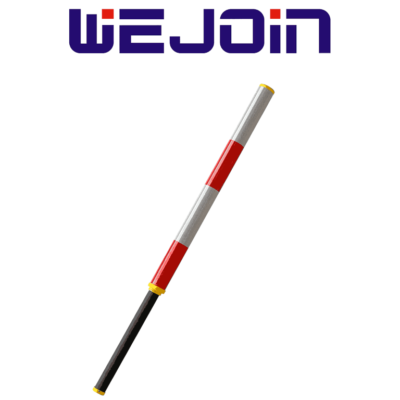 WEJOIN WJRCFBM3 – Brazo Recto Redondo de 3 metros / Fibra de Carbono / Cubierta de Esponja con Franjas Reflejantes para Barrera Wejoin Aurora WJSCB201L063, WJSCB201R063