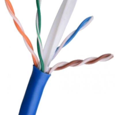 SAXXON OUTP6CCA305AZ3 – Cable UTP CCA / Categoria 6 / Color azul obscuro / Interior / 305  Mts / Redes / Video / 4 Pares