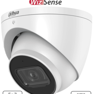 DAHUA IPC-HDW3441EM-S-S2  – Camara IP Domo de 4 Megapixeles con IA/ WizSense/ Lente de 2.8mm/ 102 Grados de Apertura/ Microfono Integrado/ IR de 50 Metros/ SMD 4.0/ AI SSA/ H.265+/ Ranura para MicroSD/ WDR Real de 120 dB/ #LoNuevo