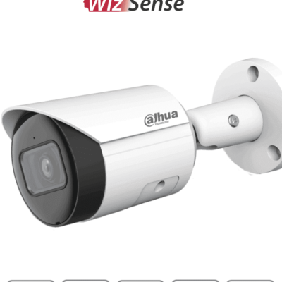 DAHUA IPC-HFW2441S-S – Camara IP Bullet de 4 Megapixeles/ WizSense/  Lente de 2.8mm/  95 Grados de Apertura/ IR de 30 Metros/ SMD Plus/ Microfono Integrado/ WDR Real de 120 dB/  Ranura MicroSD/ IP67/ PoE/ #LoNuevo