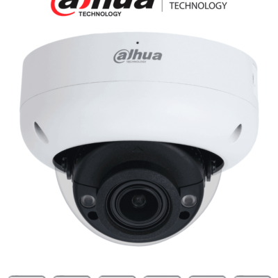 DAHUA DH-IPC-HDBW3441R-ZS-S2  – Cámara IP Domo Antivandálica Resolución de 4 MP/ Lente Mot. 2.7 a 13.5mm/ IR 40 mts/ IA WizSense/ Detección de Movimiento Inteligente/ Protección Perimetral/ Starlight/ PoE/ WDR/ H.265+/ IP67/ IK10/ E&S Alarma/ E&S Audio/