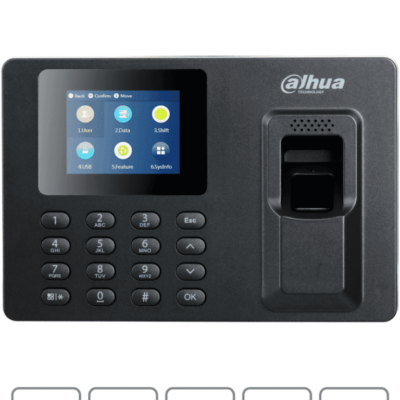 DAHUA ASA1222E-S – Control de Asistencia con Pantalla a Color de 2.4 Pulgadas/ 2,000 Huellas/ 1000 Usuarios y 100,000 Registros/ Comunicación TCP/IP/ Soporta Passwords/ Puerto USB para Actualización/ 1 Salida de Relevador para Timbre/