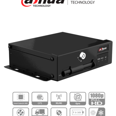 DAHUA DHI-MXVR1004-GFI – DVR Movil de 4 Canales con Inteligencia Artificial 1080p/ 4G/ H.265/ Soporta 2 Tarjetas SD/ Soporta DSM/ADAS/BSD/  Comunicación 3G y 4G/ No tiene WiFi/ #LoNuevo #NuevosMoviles #RegaloMovil