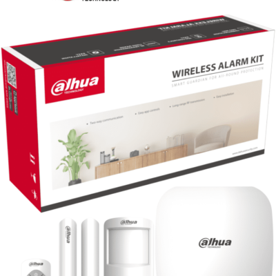 DAHUA DHI-ART-ARC3000H-03-W2 – Kit de Alarma Inalámbrico con Conexión Wifi y Ethernet / Monitoreo por APP / Incluye Panel WiFi Ethernet; Un Sensor de Movimiento; Un Contacto Magnético; Un Control Remoto/ #AlarmasDahua