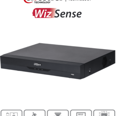 DAHUA XVR5116HE-I3 -DVR de 16 Canales 5 Megapixeles Lite/ WizSense/ IA/ H.265+/ 16 Canales HDCVI + 8 Canales IP/ Hasta 24 Canales IP/ 2 Ch de Recnocimiento Facial/ 16&3 E&S de Alarma/ 16 Entrada de Audio/ SMD Plus/ Funciones IoT&POS/