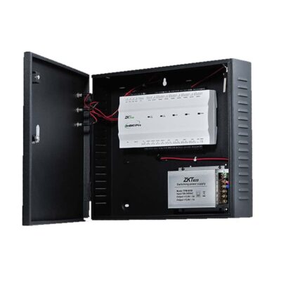 ZKTECO INBIO460PROBOX – Panel de Control de Acceso de 4 Puertas / Hasta 8 Lectoras FR1XXX / Compatible con ZKBio CVSecurity Modulo de Acceso / Gabinete y Fuente incluido / Green Label / Requiere Licencia