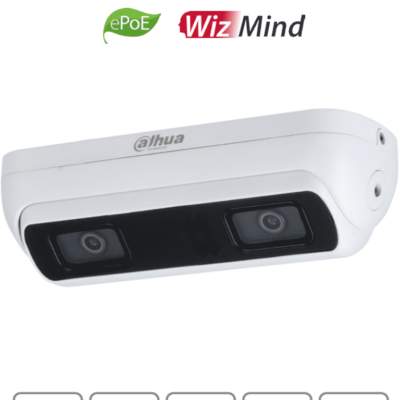 DAHUA IPC-HDW8341XN-3D-0360B-S2 – Cámara IP Dual Resolución de 3 MP/ Lente 3.6 mm/  ∢ 79°/ IR 20 mts/ IA WizMind/ Cont. de Personas/ Personas en Areas/ Gestion de Filas/ Starlight/ ePoE/H.265+/ IP67/ IK10/ Micrófono/ Sirena/ E&S Alarma y Audio/ #PFDahua