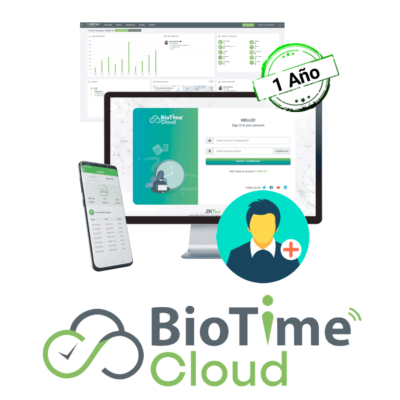 ZKTECO BTIMECLOUDADDUSER50 – Licencia de incremento para 50 usuarios adicionales para BioTimeCloud de 1 año / Se requiere licencia base para su activación