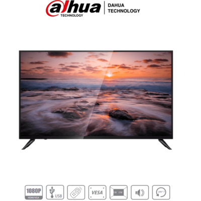 DAHUA LM43-F200 – Pantalla de 43 pulgadas/ Profesional para CCTV/ FHD/ Ideal para trabajar 24/7/  VGA/ HDMI/ Altavoces Integrados/ Brillo de 330 CD/ 8MS/ #SMBMonitoreo #ProAccesorios