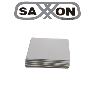 SAXXON SAXDUAL03 – Paquete de 10 TAG De PVC / UHF / ID / Compatible con Lectoras SAXR2656 & SAXR2657 / Lectoras de Proximidad 125 khz / EPC GEN2 / Folio Impreso