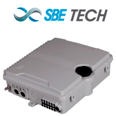 SBETECH SBE-CDEXTFTTX2X8 – Caja de distribución para FTTX para exterior 2 x 8 IP65