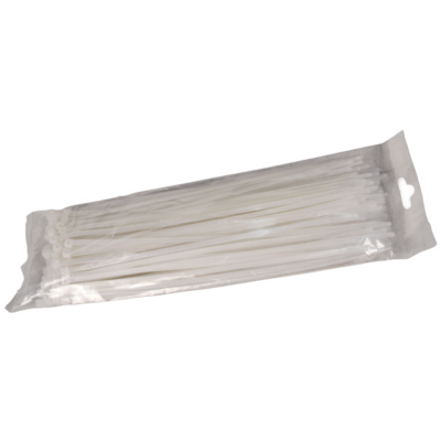 SAXXON CN36X150 – Cincho sujetacable / 3.6  mm X 150  mm / Blanco / Bolsa con 100 piezas / Nylon