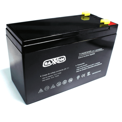 SAXXON CBAT7AH – Bateria de respaldo de 12 volts libre de mantenimiento y facil instalacion / 7 AH/ compatible DSC/ CCTV/ Acceso