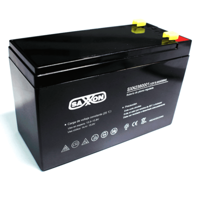 SAXXON CBAT8AH – Bateria de respaldo de 12 volts libre de mantenimiento y facil instalacion / 8 AH/ compatible DSC/ CCTV/ Acceso