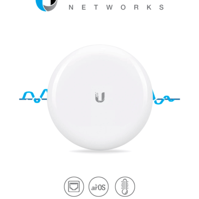 UBIQUITI GBE –  Radio airMAX GBE de alta capacidad / Radio principal de 60 GHz con Antena de 17.2 dBi / Radio de respaldo en 5GHz con Antena de 10 dBi / Hasta 1 Gbps / #OfertasUbiquiti