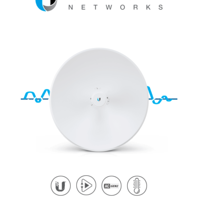 UBIQUITI POWERBEAM AC PBE-5AC-GEN2 – Radio con antena integrada Airmax AC GEN2 5.8GHz / Exterior / MIMO / Antena 25 dBi / 25 dBm / Rendimiento hasta 450 Mbps #OfertasUbiquiti #OfertasRedes