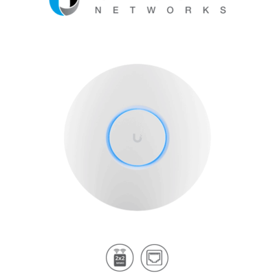 UBIQUITI U6-LITE – Punto de acceso 2×2 Wi-Fi 6 1.5 Gbps con radios de 5 GHz (MU-MIMO y OFDMA) y 2.4 GHz (MIMO)