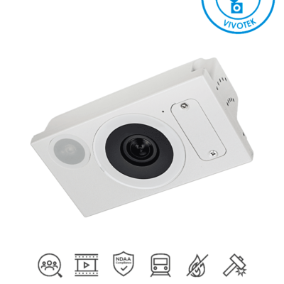 VIVOTEK SC9133 – CAMARA IP 2MP PARA CONTEO DE PERSONAS EN TRANSPORTES/ TECNOLOGIA 3D/ ALTA PRECISION/ LED DE LUZ BLANCA