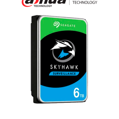 SEAGATE/DAHUA ST6000VX001 – Disco Duro para Videovigilancia Seagate SkyHawk 3.5″, 6TB, SATA, 6Gbit/s, 256MB Caché