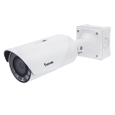 VIVOTEK IB9391-EHT – Cámara IP Bullet Exterior 8 Megapixeles/4K/ Lente Varifocal 3.9-10mm/ Smart IR II 50mts/ WDR Pro/Smart VCA Incluido/Smart Stream III/ Visión SNV/ Ciberseguridad Trend Micro/Smart Motion/Protección IP67, IK10, Nema4X/ ONVIF