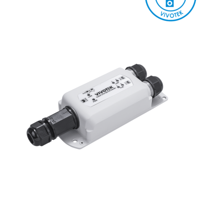 VIVOTEK AP-GXC-0250 – Extensor PoE para Exterior, 2 Puertos Gigabit GE, Conexion en cascada hasta 300 Mts, Salida PoE hasta 68W, IP67, IK10